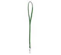 Lanyard vert tour de cou pour clés avec mousqueton pour porte-cartes d’identité Badge nominatif ou clé