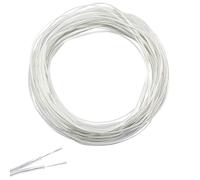 LanYing 20M Fil Électrique Transparent 2 Fils Câble Électrique Flexible Transparent Découpable Extension Cable pour Accessoires Electriques Petit