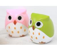 LANYUER 1pièce Mini Cute Lovely Motif Chouette Taille-Crayon école étudiant Papeterie Fournitures Couleur aléatoire