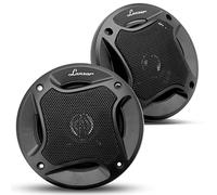 LANZAR Haut-Parleurs Voiture - Enceintes Triaxiaux Standard à 3 Voies - 240 Watts et Impédance de 4 Ohms - Cône Injecté - Réponse en Fréquence de 80 Hz à 20 kHz - Structure Magnétique de 283 g
