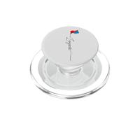 Lanzarote Bandera de Lanzarote Espagne Drapeau Patriotique canarien PopSockets PopGrip pour MagSafe