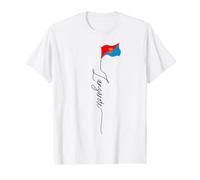 Lanzarote Bandera de Lanzarote Espagne Drapeau Patriotique canarien T-Shirt Graphique avec Valeur