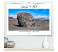 Lanzarote - Insel der spektakulären Landschaften (hochwertiger Premium Wandkalender 2026 DIN A2 quer), Kunstdruck in Hochglanz: Impressionen von der "schwarzen Perle" der Kanaren