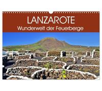 Lanzarote, l'île de la mer. Le monde merveilleux des montagnes de feu, Version française (Calendrier mural 2026 DIN A3 portrait), Calendrier CALVENDO mensuel