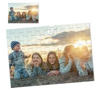 LANZOL Puzzle personnalisé avec photo personnalisée, 500 pièces - Animaux de compagnie, portraits, paysages, idées d'image - Cadeau pour la famille et les amis (horizontal 52 x 38 cm)
