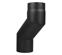 LANZZAS Coude à marches pour tuyau de poêle avec décalage de 120 mm, diamètre DN 130 mm, couleur : noir. D'autres tuyaux de notre gamme sont disponibles ici.
