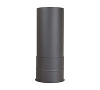 LANZZAS Doublure murale pour tuyau de poêle avec tube de 250 mm, diamètre DN 130 mm, couleur : gris fonte - D'autres tuyaux de notre gamme sont disponibles ici.