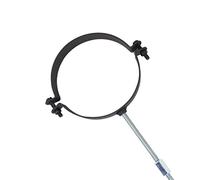 LANZZAS Ensemble de colliers de tuyau pour conduits de poêle, adapté au diamètre, DN Ø 120 mm, Couleur: noir métallisé - découvrez d'autres tuyaux de notre gamme ici.