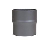 LANZZAS Extension pour tuyau de poêle DN - Diamètre : 120 mm à 130 mm - Couleur : gris fonte - D'autres tuyaux de notre gamme sont disponibles ici