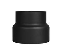 LANZZAS Réduction de tuyau de poêle de 150 mm à 130 mm - Couleur : noir - Vous trouverez d'autres tuyaux de notre gamme ici.