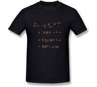 LAO CHEN PI Men's Lagrangian of The Standard Model T Shirt Black M