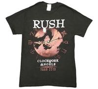 LAO CHEN PI Rush Clockwork Angels 2013 Tour T Shirt Black M