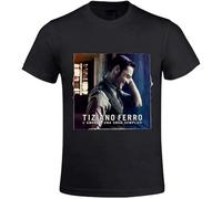 LAO CHEN PI Tiziano Ferro Lamore Una Cosa Semplice Mens T Shirts Design Crew Neck Black M
