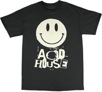 LAO-WANG Street T-Shirt Acid House Mens100% Cotton Raver Ecstacy Music Tb-303 Chicago House Black L