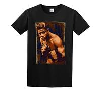 LAO-WANG Street T-Shirt Mmbvc Joe Louis Boxer Boxing Legend Gloves Brown Bomber Black XL