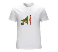 LAO-WANG Trendy T-Shirt Miles Davis Big Fun s 100 Cotton Men Round Neck, Black L