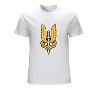 LAO-WANG Trendy T-Shirt New SAS United Kingdom Special Forces Army Men's Black XL