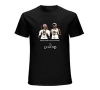 LAO-WANG Trendy T-Shirt Venus and Serena Williams I Am Legend Style TennisOutdoor Wear Tops hirt Black 3XL