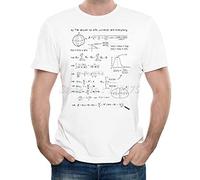 LAO-ZHANG Men's The Math Answer of Life Printed T Shirt Summer Cool Design Tops Soft Short Sleeve Shirt XL