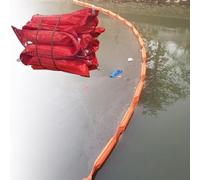 Laohucai Barrière Flottante réutilisable pour Plantes Aquatiques, Lacs et milieux Marins, Confinement Professionnel des hydrocarbures en PVC pour la Lutte Contre la Pollution(L-20M,H-90cm)