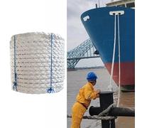 Laohucai Corde d'ancre pour Bateau - Résistance à la Rupture de 12 à 50 tonnes - pour amarrage, ancrage et sécurisation - navires de fret, Grands Bateaux de pêche, paquebots et Yachts(40mm 12T)