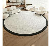Laohucai Tapis Chauffant d'intérieur, Grand Format, Rond | Surface imperméable, protection contre la surchauffe, idéal pour le salon, la chambre, le Pilates et le fitness(B,240x240cm)