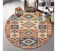 Laohucai Tapis Chauffant Rond pour Salle de Bain, Moquette chauffante | Tapis chauffant électrique avec température réglable et minuterie, idéal pour salle de jeux, bureau(C,140x140cm)