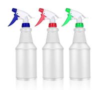 Vaporisateur Bouteilles Pulvérisateur Vide 3 Pièces 750ML Flacon Pulvérisateur en Plastique Rechargeable avec Pulvérisation et Jet Modes pour Nettoyage Cuisine Jardin Arroser Les Plantes