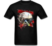 Laolaifu Men's Ark Survival Evolved Tshirts Black L