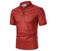 LAOLUO Polo Longue Manche Polo Manches Courtes Homme Polo uni Polo Coton Polo Taille Polo Beige Homme Polo Homme Rose Polo Bleu Ciel Homme Polo Maille Homme Polo Homme Luxe Polo Manche Longue Rugby