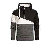 LAOLUO Sweat Homme Pull Homme Pull de Noel Sweat a Capuche Pull Noel Sweat Hommes Sweat avec Capuche Sweat à Capuche Homme Sweatshirt Homme Sweat à Capuche Hoodie Homme Plaid Pull Sweat Capuche Homme