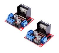 LAOMAO DollaTek Module Board Mini Stepper Motor Drive Controller L298N H Double Pont DC Stepper pour Robot Arduino Smart Car