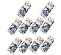 LAOMAO Lot de 10 convertisseurs Step Up DC-DC 1-5 V vers 5 V 600 mA USB Régulateur de tension Boost Convertisseur d'alimentation compatible avec appareils électroniques Arduino