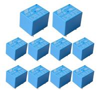 LAOMAO Module relais 5 V (T73) - Relais de commutation SPDT 10 A 250 V AC / 30 VDC, relais PCB 5 broches, compatible avec Arduino, Smart Home, contrôle industriel (10 pièces)