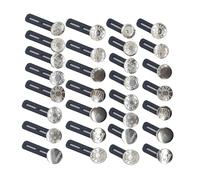 Laonanai 30 PCS Extension du Bouton pour Pantalon, Richluck Pants Extender, Rallonges de Taille Réglable en Silicone pour Robe, Chemises, Homme et Femme