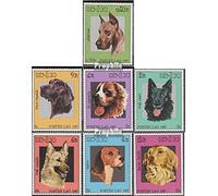 Laos 981-987 (complète.Edition.) Neuf avec Gomme Originale ** MNH 1987 Chiens (Timbres pour Les collectionneurs) Chiens/Loups/hyènes