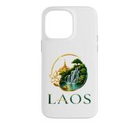 Laos PHA That Luang Kuang Si Cascade Coque pour iPhone 14 Pro Max
