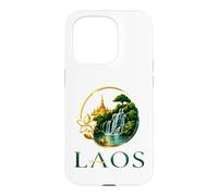 Laos PHA That Luang Kuang Si Cascade Coque pour iPhone 15 Pro