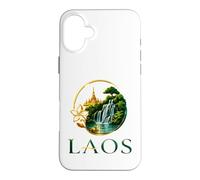 Laos PHA That Luang Kuang Si Cascade Coque pour iPhone 16 Plus