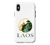 Laos PHA That Luang Kuang Si Cascade Coque pour iPhone X/XS