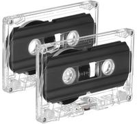 LaoSShu 3/6/10 Pièces Cassettes Vierges 60 Minutes Bande Vierge Lecteur D'enregistrement De Bande Audio Magnétique for L'enregistrement De Musique Vocale Cassette Standard(6Pcs)