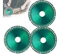 LaoSShu Disque Indestructible pour Grinder 2.0 - Tout Couper en Quelques Secondes meule d'angle Diamant Cutter Lame de scie de Coupe Multifonction Composite pour Carreaux de Verre (Color : 3 Pcs)