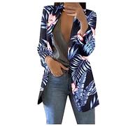 LAOSU Blazer Élégant Col Revers Devant Ouvert Veste,Blazer A Paillettes,Blazer Sweat Femme,Blazer Court Bleu Marine Femme,Blazer Cape Femme,Blazer Long Manche Longues Femme,Blazer Paillette Femme