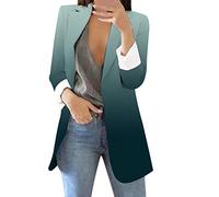 LAOSU Blazer Élégant Col Revers Devant Ouvert Veste,Blazer Bleu Roi Femme,Blazer Tweed Blanc,Blazer Femme Long,Long Blazer Femme,Blazer Tweed Noir,Blazer Cuir Femme