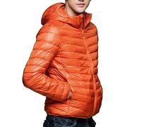 LAOSU Blouson Homme Veste Chaud Jacket,Doudoune Longue Noir Homme,Veste Tendance Homme,Veste Orange Homme,Blouson De Cuir,Manteau Très Long Homme