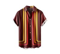 LAOSU Chemise Hawaïenne Hommes Funky,Manches Courtes Chemise,Chemise Homme Blanche Luxe,Pantalon Et Chemise Homme,Chemise 70'S Homme,Chemise Infroissable Homme,Pantalon Et Chemise Homme