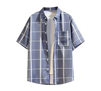 LAOSU Chemise Homme Été À Simple Boutonnage,Manches Courtes Chemise,Chemises Homme Rouge,Chemise Soie,Chemise Fleur,Chemise Homme sur Mesure,Chemise Vintage