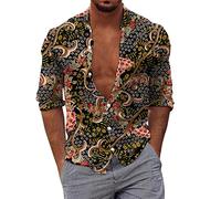 LAOSU Chemise Patchwork Homme Rayures éPissage Chemise Flanelle Carreaux Homme Chemise Lin Homme Blanche Chemise sans Repassage Homme Col De Chemise Homme Chemise Homme Classe