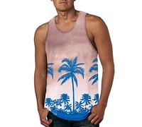LAOSU Débardeur Échancré Debardeur Fluo Moulant Homme Oversize Stringer Musculation sans Manche Emmanchure Américaine Resille Homme, 18-bleu, XL