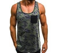 LAOSU Débardeur Gainant Homme Échancré Debardeur Capuche Basket Grande Taille Oversize Filet Veste sans Manche Sport Def, 02-vert, 3XL